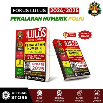 Buku Penalaran Numerik Tes Porli Akpol Bintara Tamtama 2025 Modul Penalaran Numerik