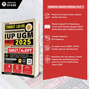 Buku Persiapan Tes Iup Ugm Modul Iup Ugm Kelas Internasional Materi Gmst dan Acept 2025